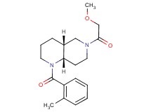 (4aR*,8aS*)-6-(methoxyacetyl)-1-(2-methylbenzoyl)decahydro-1,6-naphthyridine