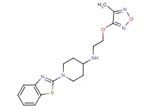 1-(1,3-benzothiazol-2-yl)-N-{2-[(4-methyl-1,2,5-oxadiazol-3-yl)oxy]ethyl}piperidin-4-amine