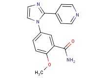 2-methoxy-5-(2-pyridin-4-yl-1H-imidazol-1-yl)benzamide