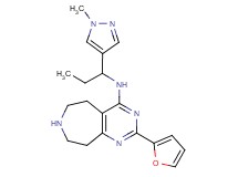 2-(2-furyl)-N-[1-(1-methyl-1H-pyrazol-4-yl)propyl]-6,7,8,9-tetrahydro-5H-pyrimido[4,5-d]azepin-4-amine dihydrochloride