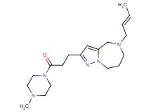 5-[(2E)-2-buten-1-yl]-2-[3-(4-methyl-1-piperazinyl)-3-oxopropyl]-5,6,7,8-tetrahydro-4H-pyrazolo[1,5-a][1,4]diazepine