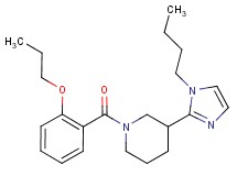 3-(1-butyl-1H-imidazol-2-yl)-1-(2-propoxybenzoyl)piperidine