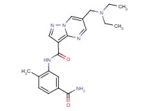 N-[5-(aminocarbonyl)-2-methylphenyl]-6-[(diethylamino)methyl]pyrazolo[1,5-a]pyrimidine-3-carboxamide