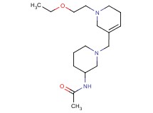 N-(1-{[1-(2-ethoxyethyl)-1,2,5,6-tetrahydropyridin-3-yl]methyl}piperidin-3-yl)acetamide
