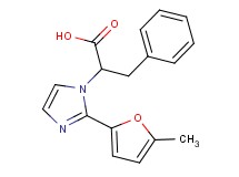 2-[2-(5-methyl-2-furyl)-1H-imidazol-1-yl]-3-phenylpropanoic acid