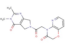 4-[2-(2,3-dimethyl-4-oxo-3,4,5,7-tetrahydro-6H-pyrrolo[3,4-d]pyrimidin-6-yl)-2-oxoethyl]-2H-pyrido[3,2-b][1,4]oxazin-3(4H)-one