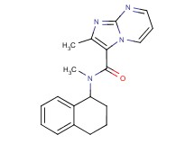 N,2-dimethyl-N-(1,2,3,4-tetrahydronaphthalen-1-yl)imidazo[1,2-a]pyrimidine-3-carboxamide
