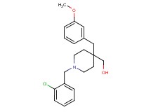 [1-(2-chlorobenzyl)-4-(3-methoxybenzyl)-4-piperidinyl]methanol