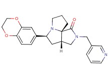 (3aS*,5S*,9aS*)-5-(2,3-dihydro-1,4-benzodioxin-6-yl)-2-(3-pyridinylmethyl)hexahydro-7H-pyrrolo[3,4-g]pyrrolizin-1(2H)-one