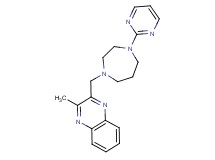2-methyl-3-[(4-pyrimidin-2-yl-1,4-diazepan-1-yl)methyl]quinoxaline