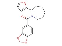 1-(1,3-benzodioxol-5-ylcarbonyl)-2-(2-furyl)azepane