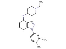 1-(3,4-dimethylphenyl)-N-(1-ethyl-4-piperidinyl)-4,5,6,7-tetrahydro-1H-indazol-4-amine