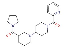 1'-(pyridin-2-ylcarbonyl)-3-(pyrrolidin-1-ylcarbonyl)-1,4'-bipiperidine