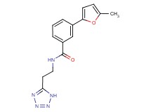 3-(5-methyl-2-furyl)-N-[2-(1H-tetrazol-5-yl)ethyl]benzamide