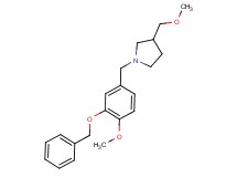 1-[3-(benzyloxy)-4-methoxybenzyl]-3-(methoxymethyl)pyrrolidine