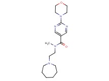 N-(2-azepan-1-ylethyl)-N-methyl-2-morpholin-4-ylpyrimidine-5-carboxamide