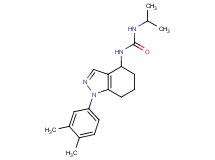N-[1-(3,4-dimethylphenyl)-4,5,6,7-tetrahydro-1H-indazol-4-yl]-N'-isopropylurea