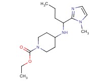 ethyl 4-{[1-(1-methyl-1H-imidazol-2-yl)butyl]amino}piperidine-1-carboxylate