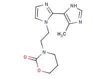 3-[2-(5'-methyl-1H,3'H-2,4'-biimidazol-1-yl)ethyl]-1,3-oxazinan-2-one