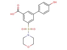4'-hydroxy-5-(morpholin-4-ylsulfonyl)biphenyl-3-carboxylic acid