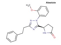 (5R)-5-[1-(2-methoxyphenyl)-3-(2-phenylethyl)-1H-1,2,4-triazol-5-yl]pyrrolidin-2-one