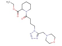 ethyl 1-{4-[5-(4-morpholinylmethyl)-1H-tetrazol-1-yl]butanoyl}-2-piperidinecarboxylate