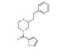 2-(2-phenylethyl)-4-(2-thienylcarbonyl)morpholine