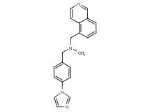 1-[4-(1H-imidazol-1-yl)phenyl]-N-(isoquinolin-5-ylmethyl)-N-methylmethanamine