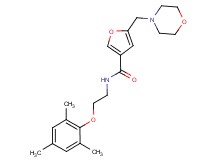 N-[2-(mesityloxy)ethyl]-5-(4-morpholinylmethyl)-3-furamide