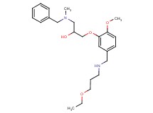 1-[benzyl(methyl)amino]-3-(5-{[(3-ethoxypropyl)amino]methyl}-2-methoxyphenoxy)-2-propanol