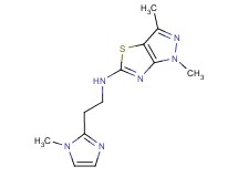 1,3-dimethyl-N-[2-(1-methyl-1H-imidazol-2-yl)ethyl]-1H-pyrazolo[3,4-d][1,3]thiazol-5-amine