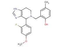 2-{[4-(2-fluoro-4-methoxyphenyl)-1,4,6,7-tetrahydro-5H-imidazo[4,5-c]pyridin-5-yl]methyl}-4-methylphenol