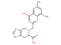 5-[(4-hydroxy-6,8-dimethyl-2-quinolinyl)methyl]-4,5,6,7-tetrahydro-1H-imidazo[4,5-c]pyridine-6-carboxylic acid