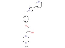 1-(4-methylpiperazin-1-yl)-3-{4-[(3-pyridin-3-ylazetidin-1-yl)methyl]phenoxy}propan-2-ol