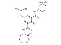 N-cyclohexyl-1-isobutyl-4-oxo-N'-[(3S)-2-oxo-3-azepanyl]-1,4-dihydro-3,5-pyridinedicarboxamide