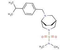 (1R*,5R*)-6-(4-isopropylbenzyl)-N,N-dimethyl-3,6-diazabicyclo[3.2.2]nonane-3-sulfonamide