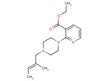 ethyl 2-{4-[(2E)-2-methylbut-2-en-1-yl]piperazin-1-yl}nicotinate