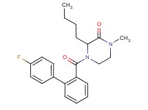 3-butyl-4-[(4'-fluoro-2-biphenylyl)carbonyl]-1-methyl-2-piperazinone