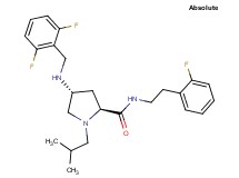 (4R)-4-[(2,6-difluorobenzyl)amino]-N-[2-(2-fluorophenyl)ethyl]-1-isobutyl-L-prolinamide