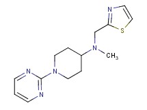 N-methyl-1-pyrimidin-2-yl-N-(1,3-thiazol-2-ylmethyl)piperidin-4-amine