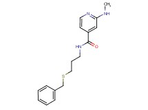 N-[3-(benzylthio)propyl]-2-(methylamino)isonicotinamide