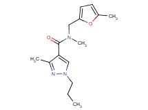 N,3-dimethyl-N-[(5-methyl-2-furyl)methyl]-1-propyl-1H-pyrazole-4-carboxamide
