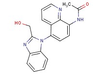 N-{5-[2-(hydroxymethyl)-1H-benzimidazol-1-yl]quinolin-8-yl}acetamide