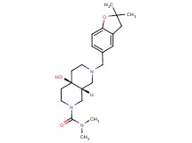 (4aR*,8aR*)-7-[(2,2-dimethyl-2,3-dihydro-1-benzofuran-5-yl)methyl]-4a-hydroxy-N,N-dimethyloctahydro-2,7-naphthyridine-2(1H)-carboxamide
