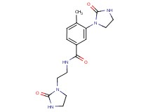 4-methyl-3-(2-oxo-1-imidazolidinyl)-N-[2-(2-oxo-1-imidazolidinyl)ethyl]benzamide