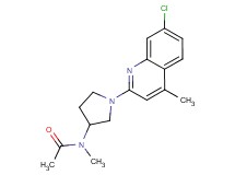 N-[1-(7-chloro-4-methylquinolin-2-yl)pyrrolidin-3-yl]-N-methylacetamide