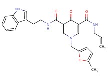 N-allyl-N'-[2-(1H-indol-3-yl)ethyl]-1-[(5-methyl-2-furyl)methyl]-4-oxo-1,4-dihydro-3,5-pyridinedicarboxamide