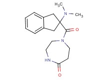 1-{[2-(dimethylamino)-2,3-dihydro-1H-inden-2-yl]carbonyl}-1,4-diazepan-5-one