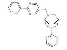(1R*,5R*)-6-{[2-(2-pyridinyl)-5-pyrimidinyl]methyl}-3-(2-pyrimidinyl)-3,6-diazabicyclo[3.2.2]nonane