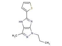 3-methyl-1-propyl-5-(2-thienyl)-1,4-dihydroimidazo[4,5-c]pyrazole